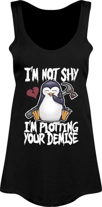 Psycho Penguin Tanktop I'm Not Shy