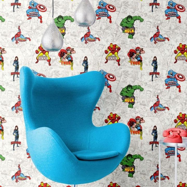 Immagine prodotto Sfondo dei personaggi degli eroi (53 x 1000 cm)