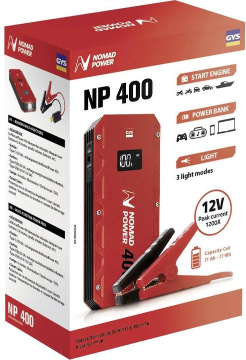 Produktbild GYS Nomad Power 400 (500 A, 3000 mAh)