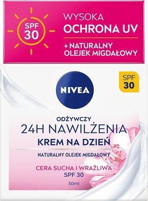 Immagine prodotto NIVEA Nourishing Day Cream For Dry And Sensitive Skin 50 Ml (50 ml, Crema da giorno)