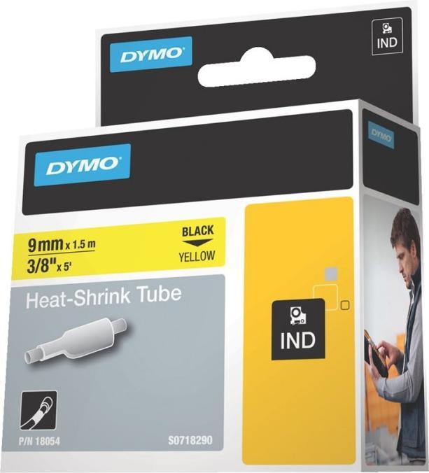 Produktbild Dymo Heissschrumpfschlauch ID1 9mm gelb (0.90 cm, Gelb)