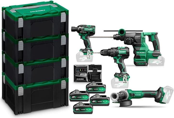 Hikoki KC36H4A-MVB4 Vorteilspack KC36H4A-MVB4 36V 4 x Batterie 4,0Ah