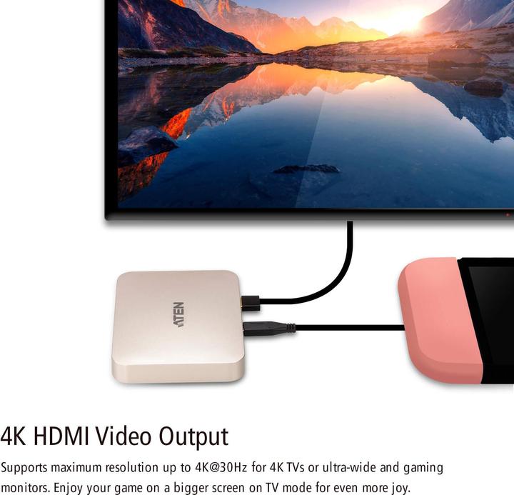 Actual product image Aten UH3235 Mini Dock (USB-C, 1 Ports)