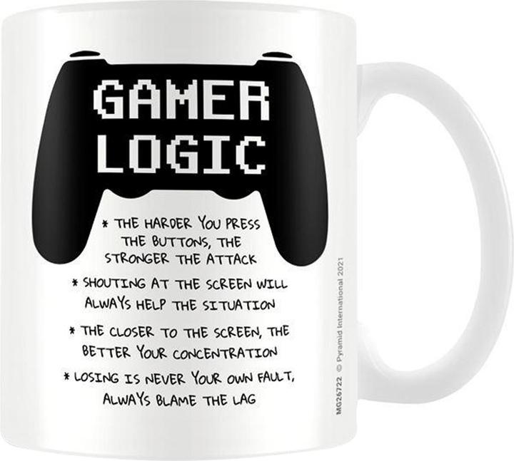 Actual product image Pyramid Coffee Mug Gamer Logic (325 ml, 1 x)