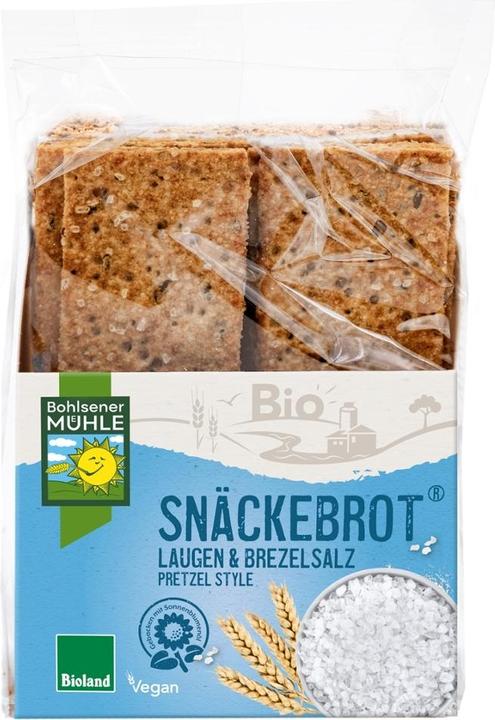 Bohlsener Mühle Laugen & Brezelsalz Snäckebrot Bio (200 g)