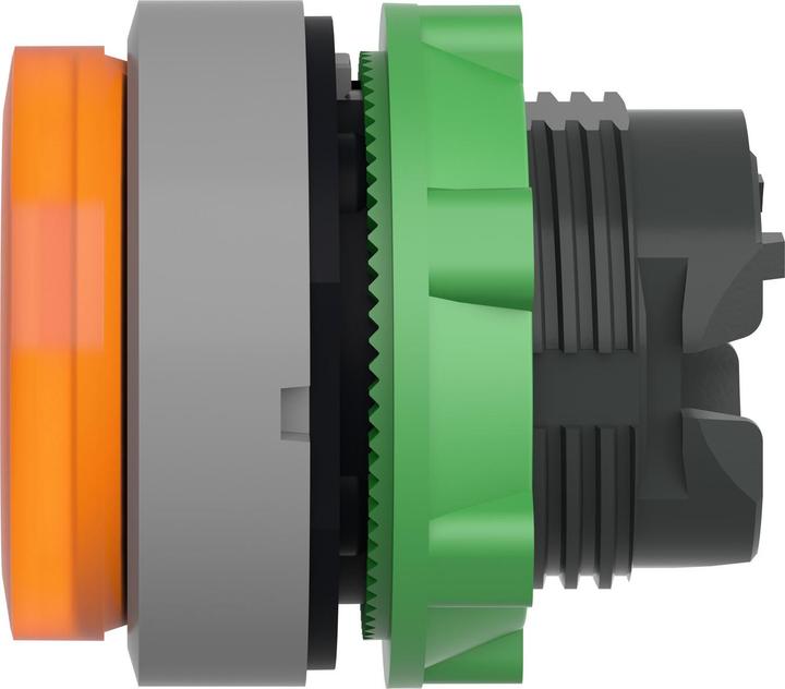 Produktbild Schneider Electric Leuchtdrucktaster, Front, vorstehend, ZB5AH53C0