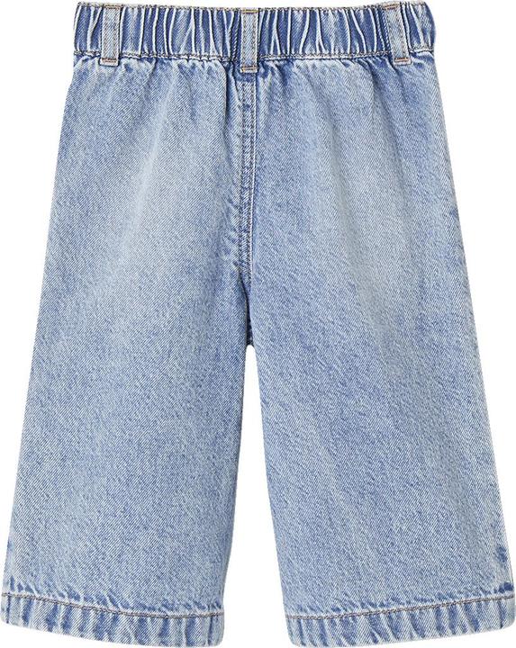 Image du produit Vertbaudet Large jean bébé fille à effet contrasté, taille ajustable (62)