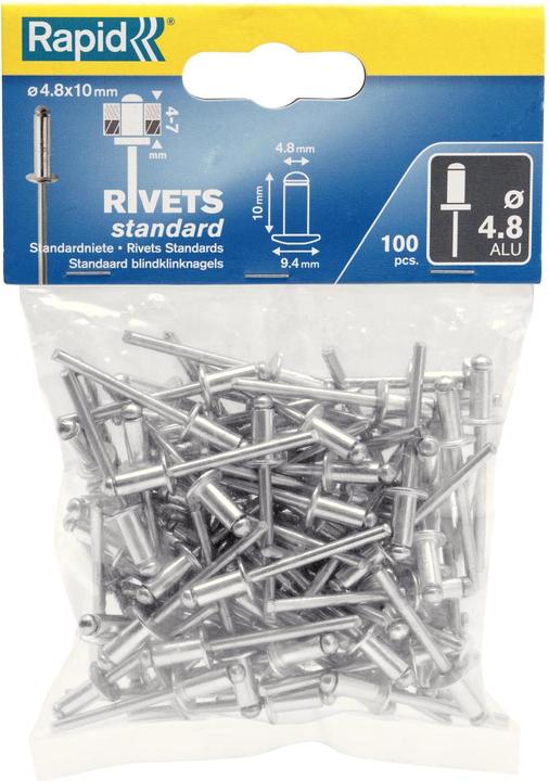 Rapid Rivetto cieco standard Ø 4,8 x 10 mm