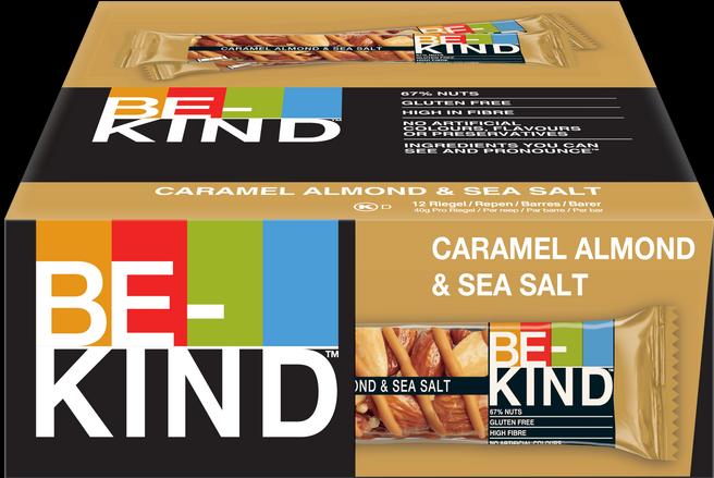Produktbild Be-Kind Caramel Almond & Sea Salt (12 Stk., 480 g)