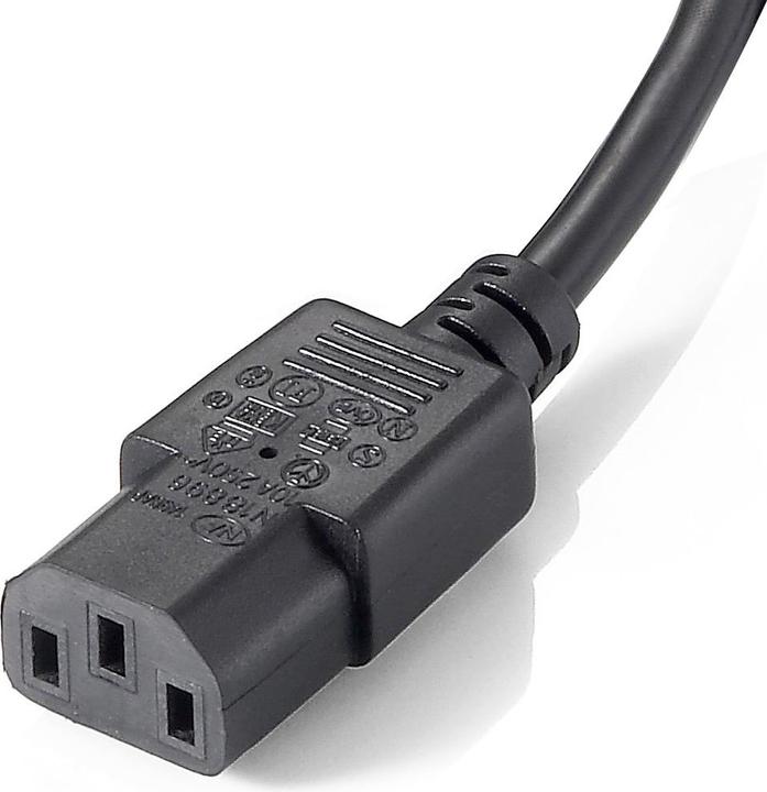 Immagine prodotto equip Prolunga di rete a Y IEC C14 -> 2x IEC C13 St/Bu 1,6m bw polybag (1.60 m, C14, C13)