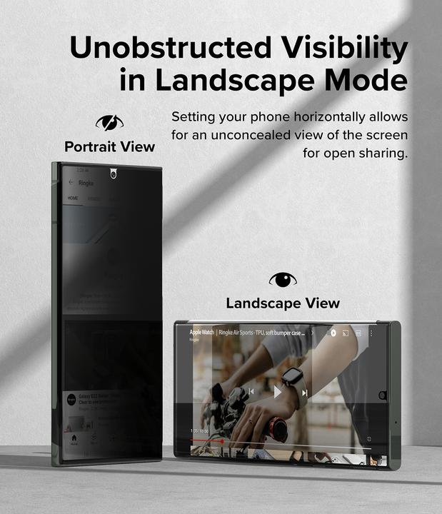Immagine prodotto Ringke Folia Ochronna Dual Easy Galaxy S23 Ultra Privacy (1 Pezzo/i, Samsung Galaxy S23 Ultra)