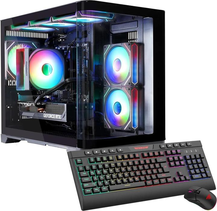 Produktbild Hyrican GAMEMAX HYPE-M BK 7525 (AMD Ryzen 5 9600X, 32 GB, 1000000 GB, GeForce RTX 5070)