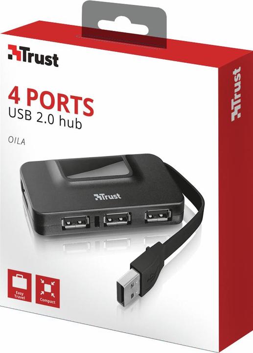Actual product image Trust Oila 4 Port USB 2.0 Hub (USB-A, 4 ports)