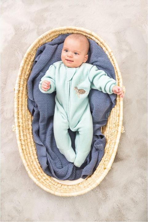 Actual product image Zewi bébé jou jumbo suit sky green (110)