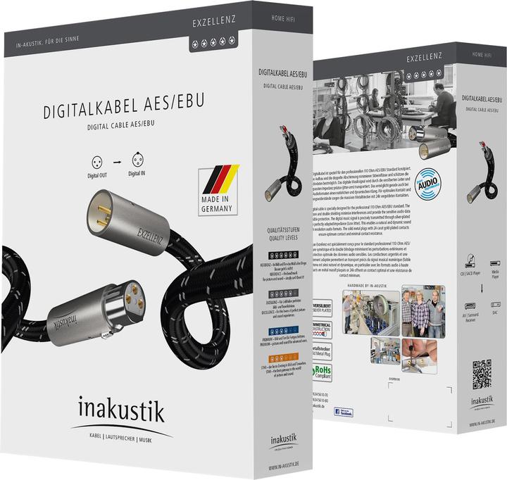 Produktbild Inakustik Exzellenz Digitalkabel AES/EBU (1.50 m, XLR)