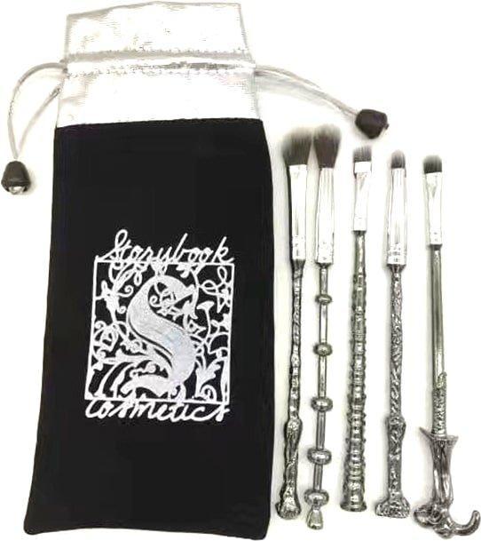 Produktbild JTI Harry Potter Make-up-Pinsel-Set, 5 Pinsel - Silber