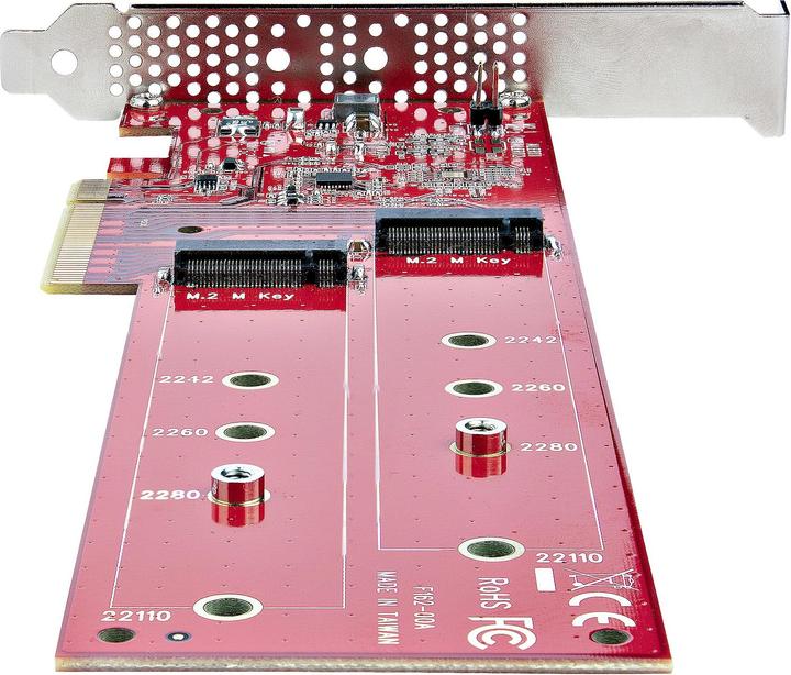 Actual product image StarTech M.2 PCIe SSD adapter