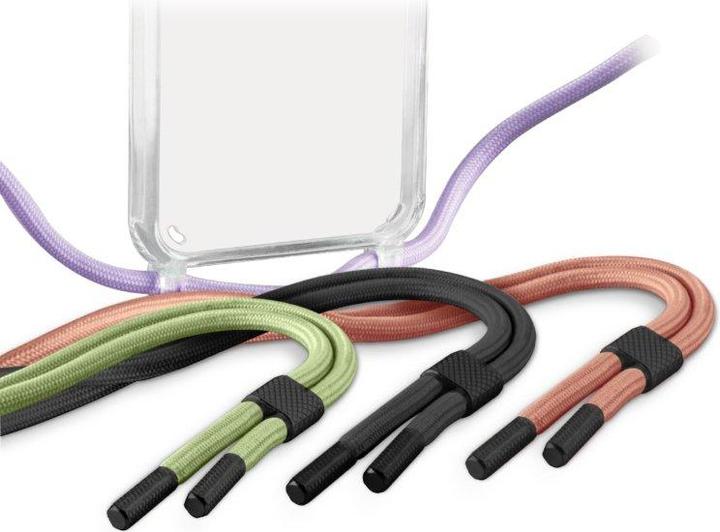 Produktbild SBS Transparente Hülle mit farbigem Umhängeband für das iPhone 12/12 Pro (Realme 12 Pro+, Apple iPhone 12)