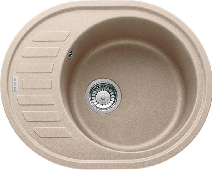 Produktbild Franke Stone sink Ronda, ROG 611-62, plug valve, brownish yellow (62 cm)