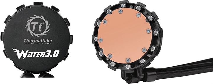 Actual product image Thermaltake Water 3.0 Riing RGB complete water cooling system