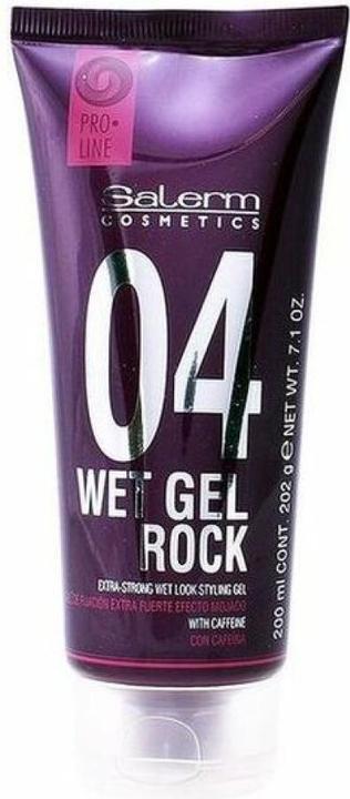 Produktbild Salerm WET GEL ROCK extra-strong wet look styling gel 200 ml (Haargel, 200 ml)