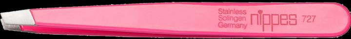 Image du produit Nippes Pincette cosmétique oblique, inoxydable, Pink 727