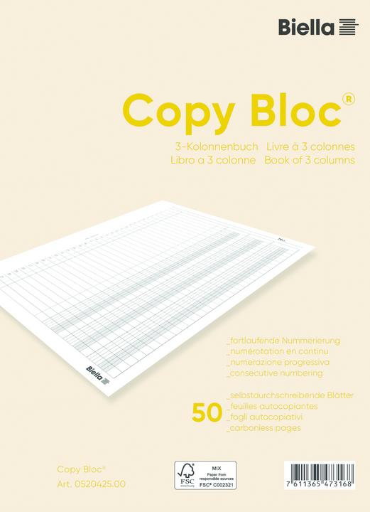 Image du produit Biella Durchschreibebücher (50 x)