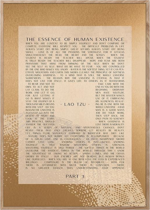 Produktbild ChiCura Lao Tzu Part 3 Poster (50 x 70 cm)
