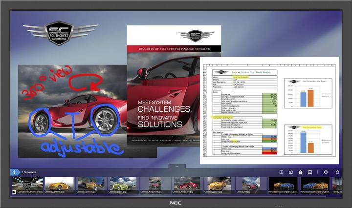 Produktbild NEC MultiSync P484 SST (1920 x 1080 Pixel, 48")