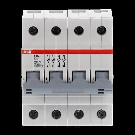 Actual product image ABB STOTZ-KONTAKT Main switch 63A 4p. gr E204/63G