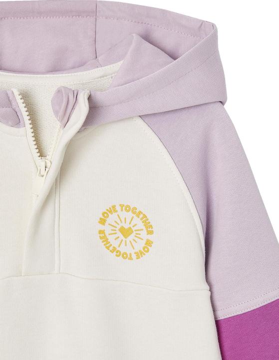 Produktbild Vertbaudet Mädchen Sport-Kapuzensweatshirt im Colorblock-Style mit Recycling-Polyester (146)
