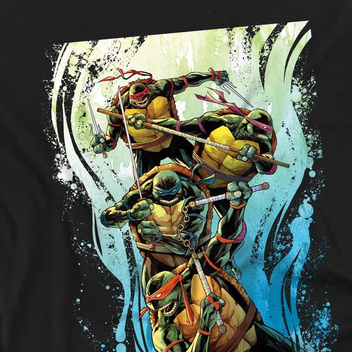 Immagine prodotto Teenage Mutant NT Cool Rainbow Warriors Maglietta Uomo (4XL)