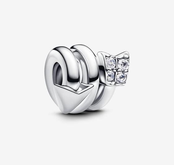 Image du produit Pandora Twisting Arrow Charm (Argent massif)