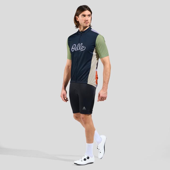 Image du produit Odlo T-shirt s/u collar s/s full zip ESSENTIAL PRINT (XL)