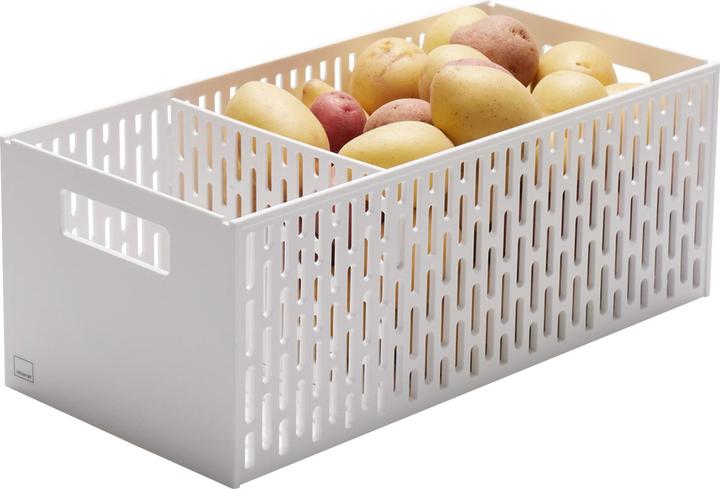 Actual product image Yamazaki TOWER vegetable basket (1 x, 15 x 32 x 12 cm)