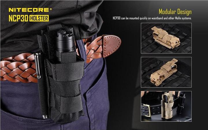 Actual product image Nitecore Nylon holster NCP30 - black