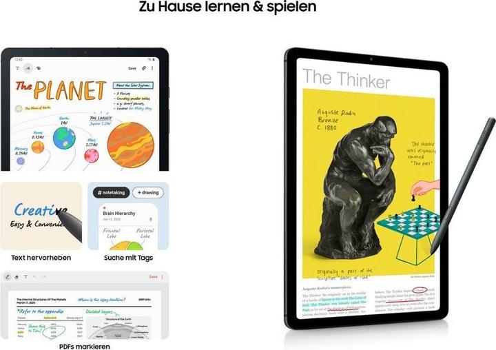 Actual product image Samsung Galaxy Tab S6 Lite 2022 (WLAN only, 10.40", 64 GB, Oxford Gray)