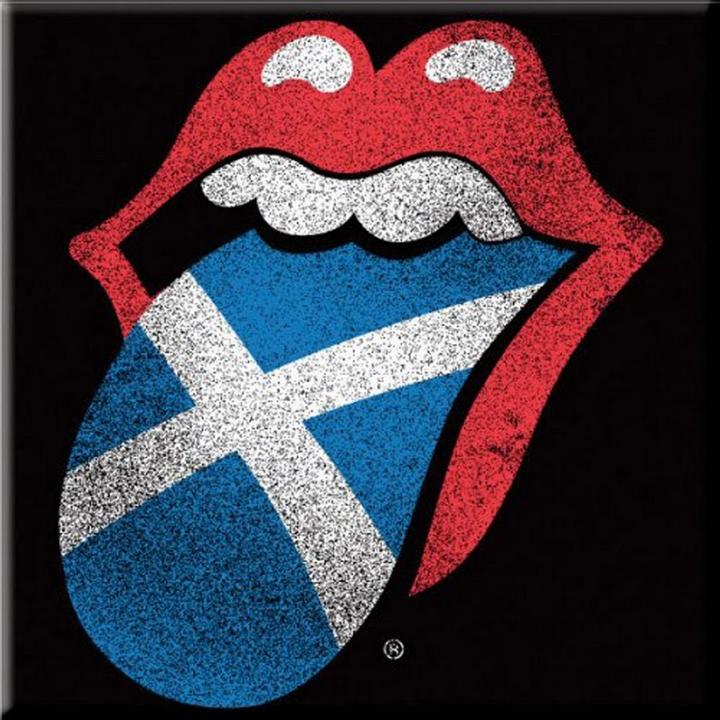 Actual product image The Rolling Stones Tongue Scotland Fridge Magnet (1 x)