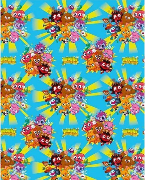 Produktbild Moshi Monsters Zeichentrickfigur GeschenkpapierSet 2erPack Papier (Geschenkpapier, 2 x)
