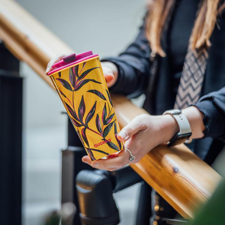 Actual product image Quokka Vaso Cafe Doble Pared - Doppelwandiger Becher 450 ml (Sun Garden) (0.45 l)