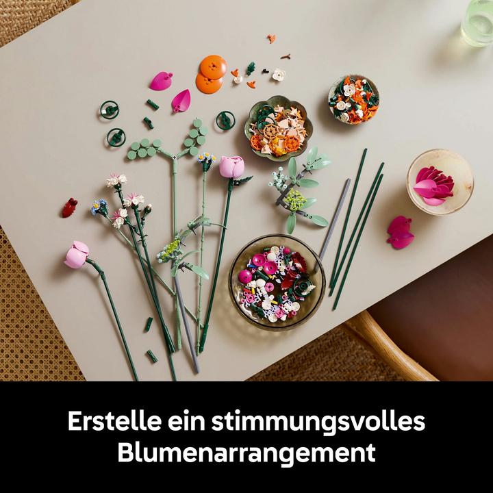 Actual product image LEGO Schöner Rosafarbener Blumenstrauss (10342, LEGO Botanical, LEGO Icons)