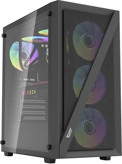 Actual product image Darkflash Tech Počítačová skříň DK 260 Air Mesh (černá) (ATX)