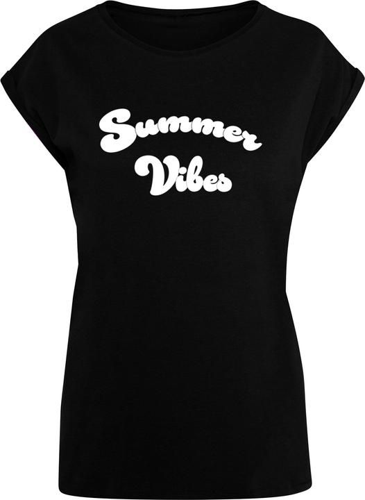 Actual product image Merchcode Ladies Summer Vibes Extended Shoulder Tee - 112619 (L)