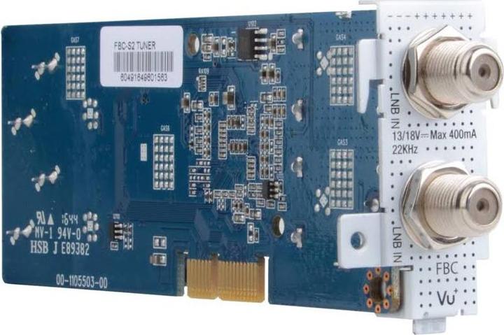 Productafbeelding Vu+ DVB-S2 /S2X FBC Twin Tuner Duo (8 GB, 2x DVB-S2X, CI+ slot)
