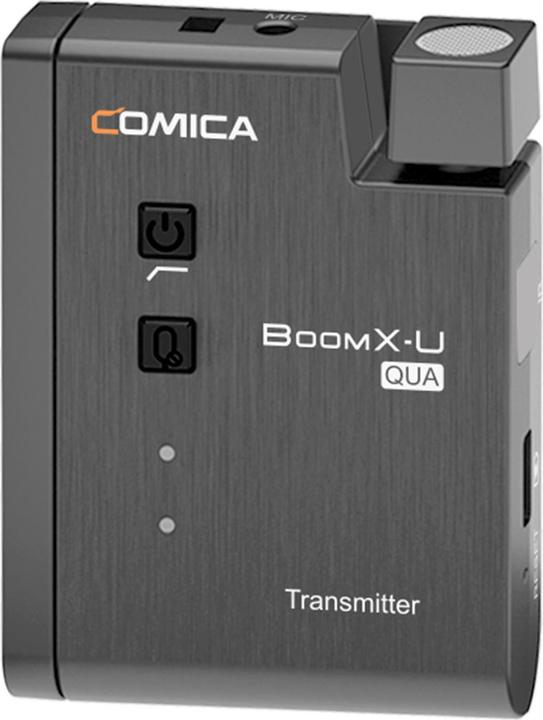 Image du produit Comica Microphone sans fil mini UHF multifonctionnel pour la radiodiffusion avec deux émetteurs et un