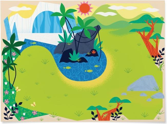 Produktbild Crocodile Creek Coloring Stickers/Animal (20 Teile)