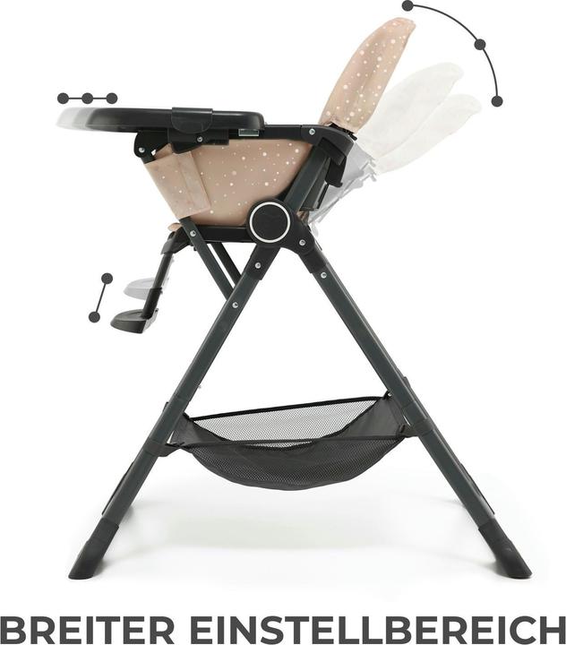 Actual product image KinderKraft Foldee high chair pink (Highchair)