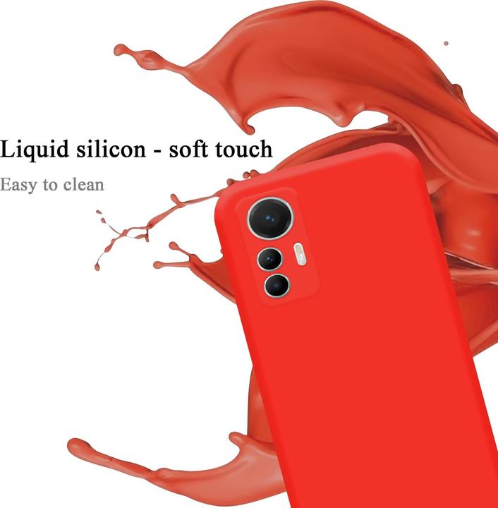 Produktbild Cadorabo TPU Liquid Silicone Case Hülle für Xiaomi 12 LITE (Xiaomi 12 Lite)