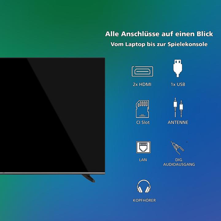 Image du produit JVC Téléviseur 43 pouces Smart TV VIDAA LT-43VDF5455 Téléviseur Full HD, HDR TV avec triple tuner (43", LED, Full HD, 2025)