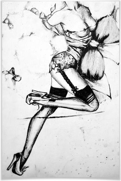 Produktbild Trenddeko Verführerisches Pin-up (70 x 100 cm)
